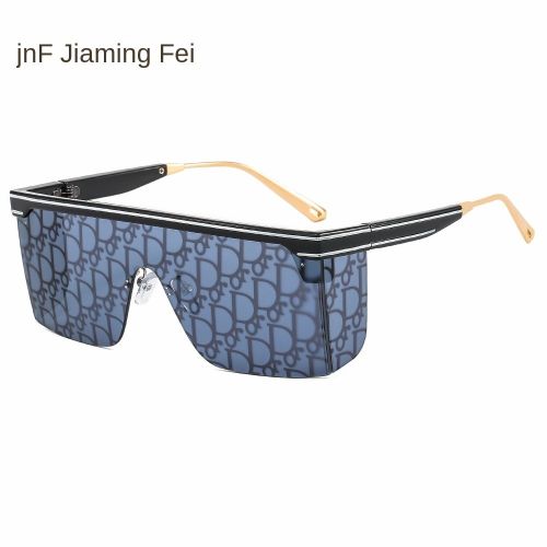 one-piece rimmed sunglasse personality letters Cross border sunglasses Manufacturer direct sales glasses