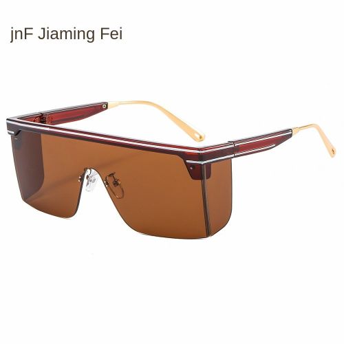 one-piece rimmed sunglasse personality letters Cross border sunglasses Manufacturer direct sales glasses