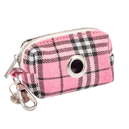 Waste Bag Holder -Beige Plaid Waste Bag Holder -Beige Plaid